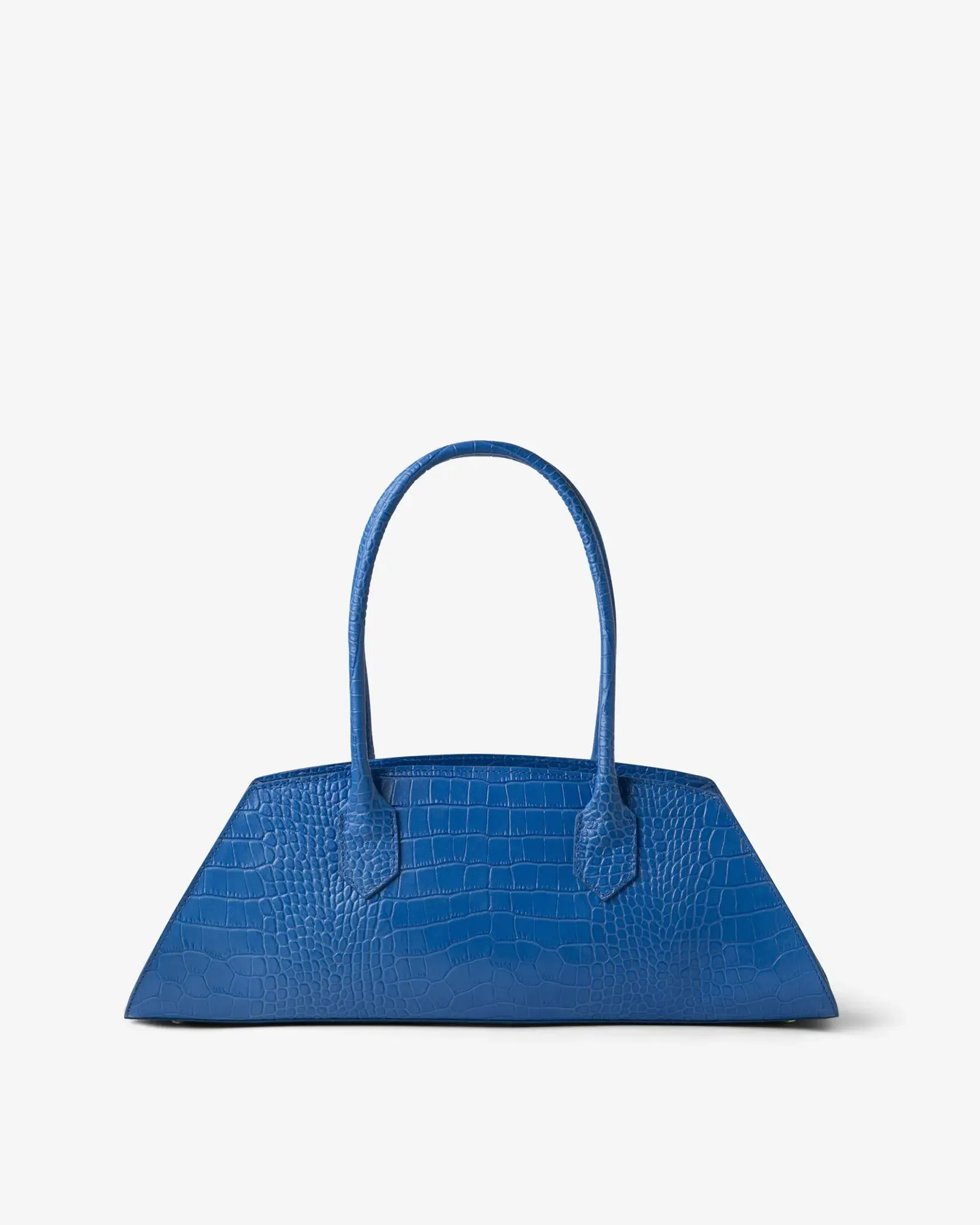 BASSOTTO in Leather Electric Blue Croc sold by MADBAG