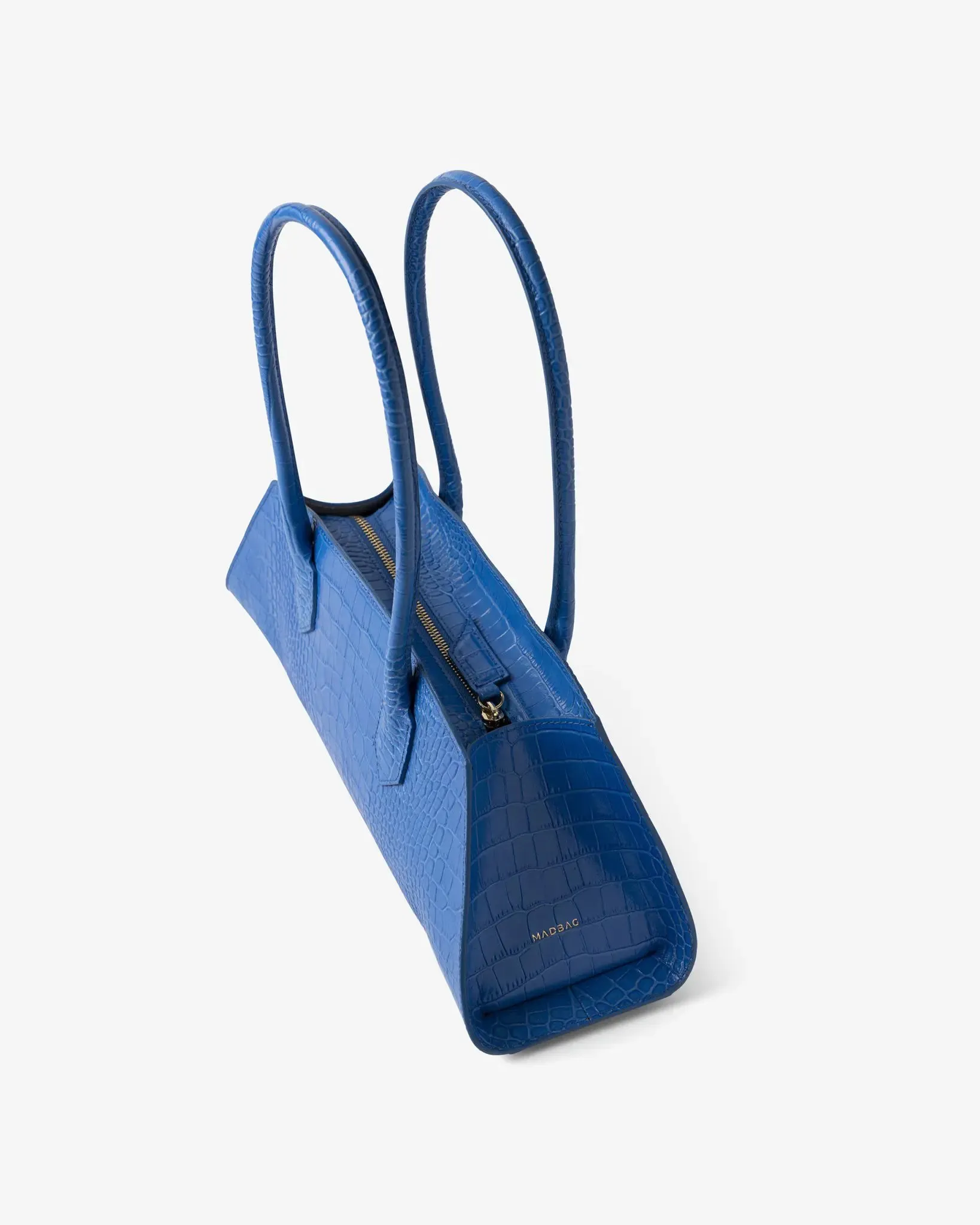 BASSOTTO in Leather Electric Blue Croc sold by MADBAG product image thumbnail 2