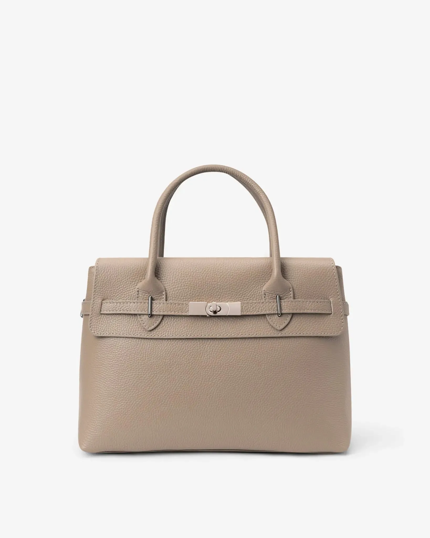 BOWLING in dollar leather Taupe sold by MADBAG