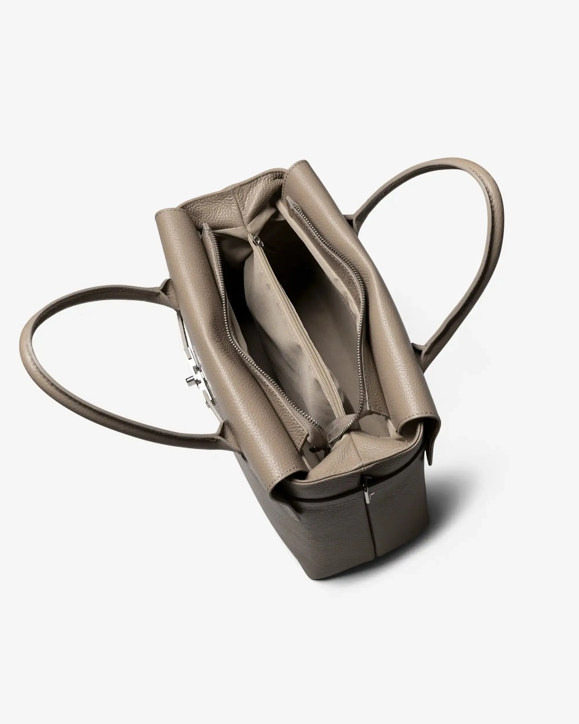 BOWLING in dollar leather Taupe sold by MADBAG product image thumbnail 5