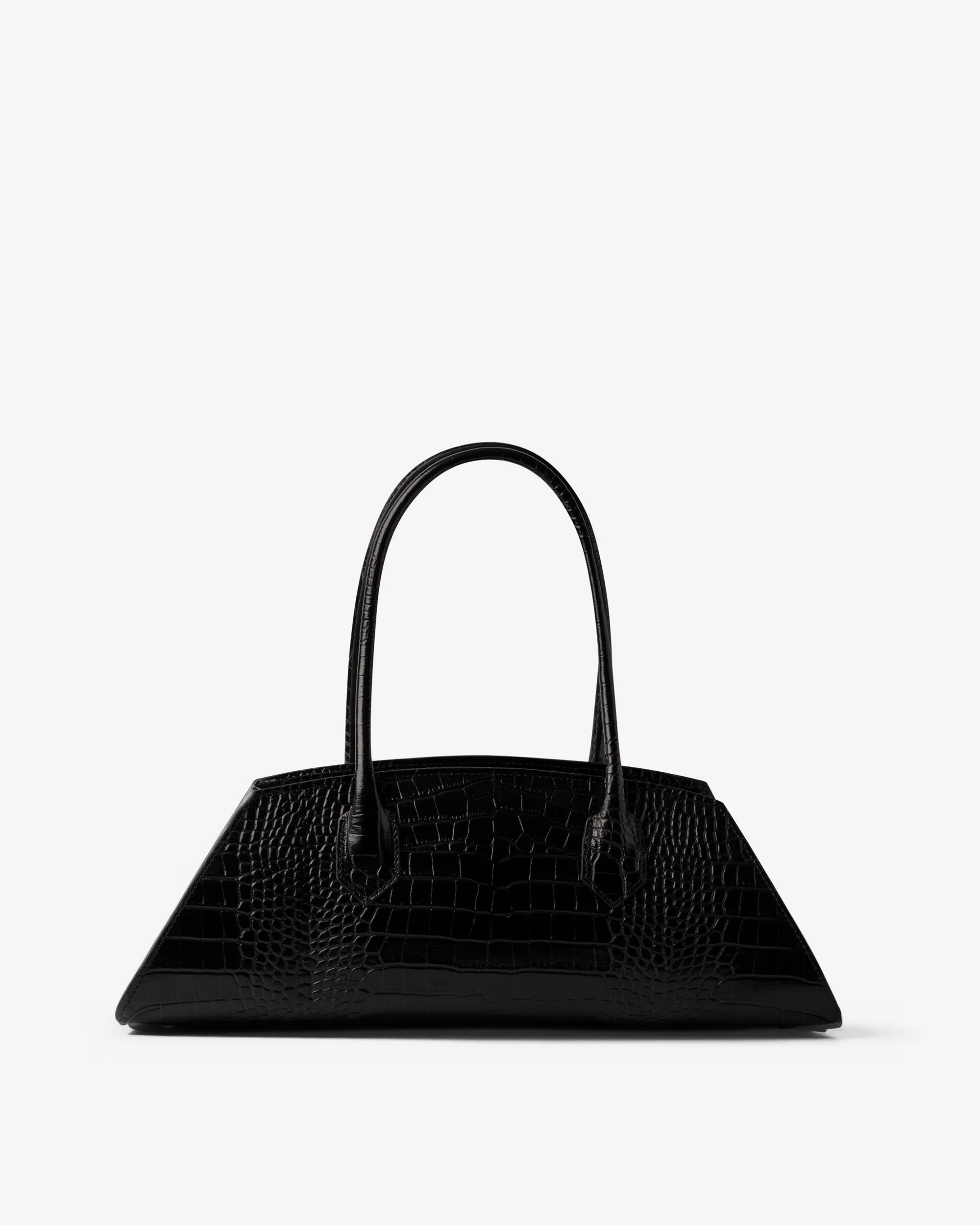 BASSOTTO in Leather Black Croc sold by MADBAG