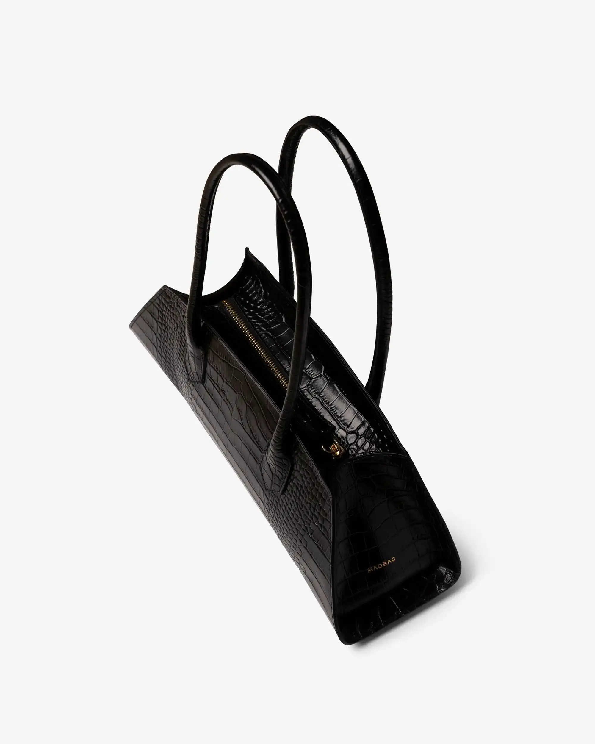 BASSOTTO in Leather Black Croc sold by MADBAG product image thumbnail 3
