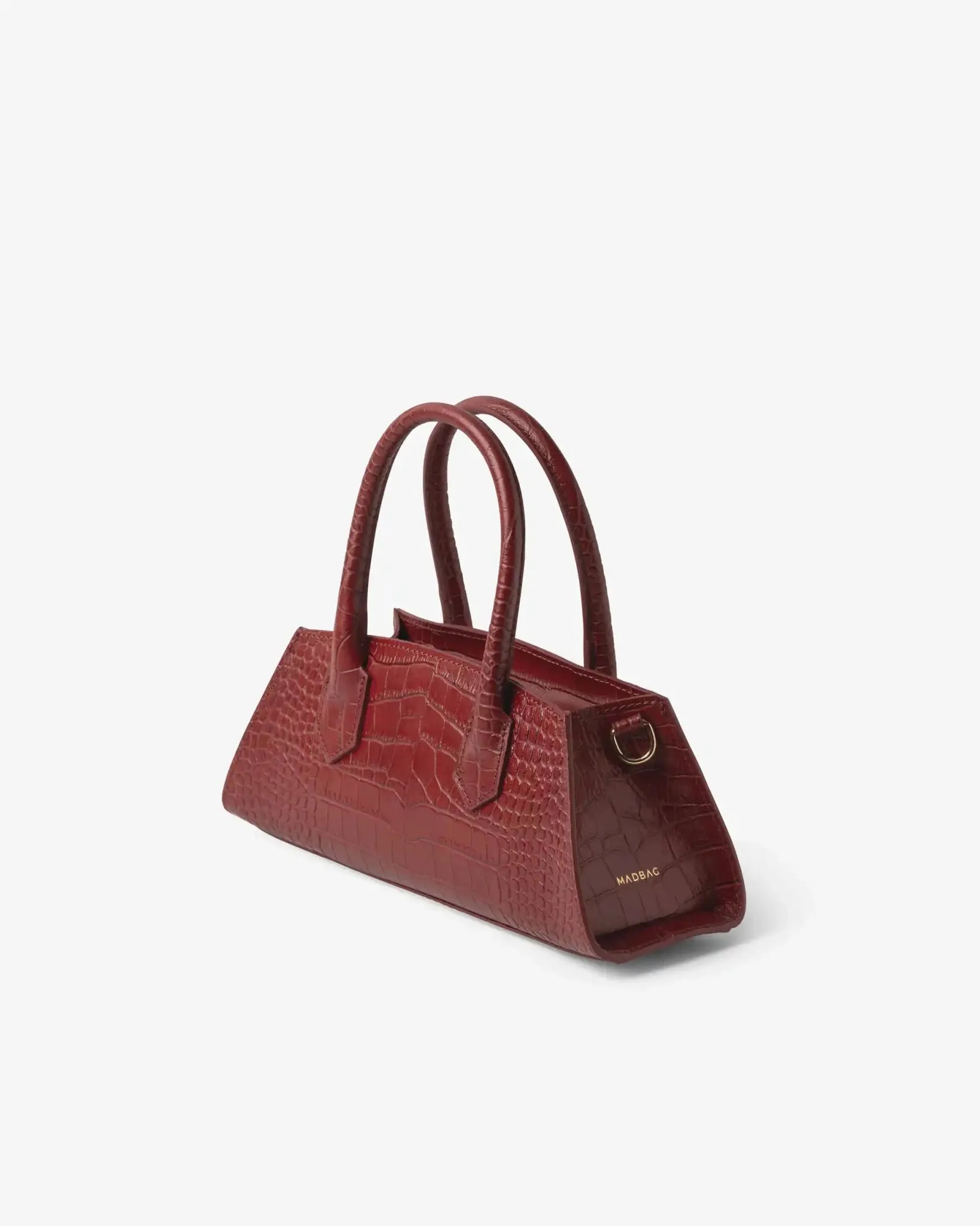 Small Bassotto in Leather Red Croc sold by MADBAG product image thumbnail 3