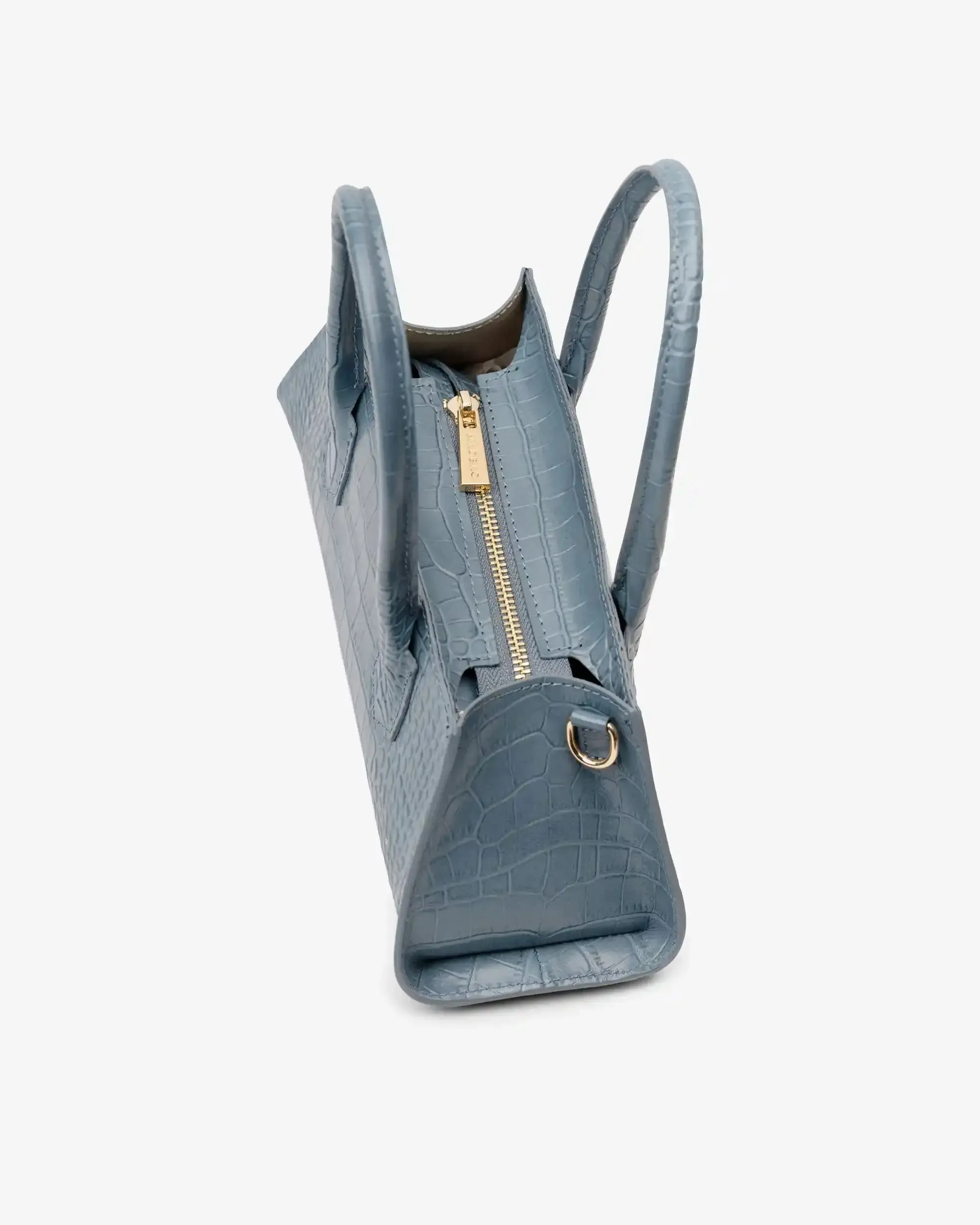 Small Bassotto in Leather Sky Croc sold by MADBAG product image thumbnail 4