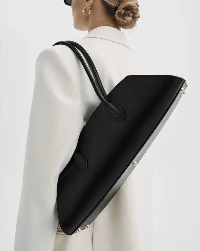 BASSOTTO in Leather Black & Gold made by MADBAG