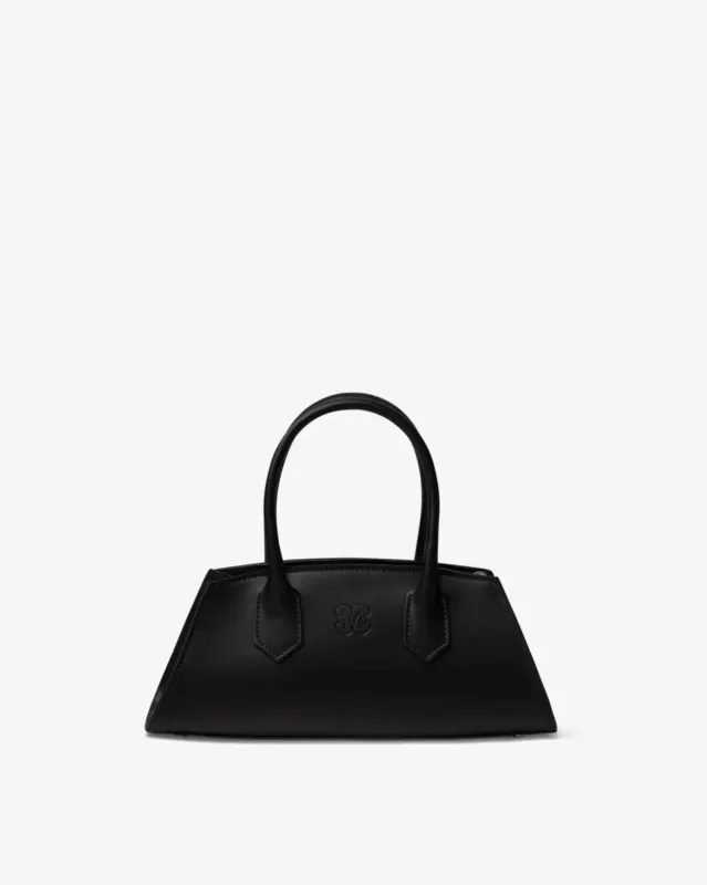 Small Bassotto in Leather Black & Gold made by MADBAG