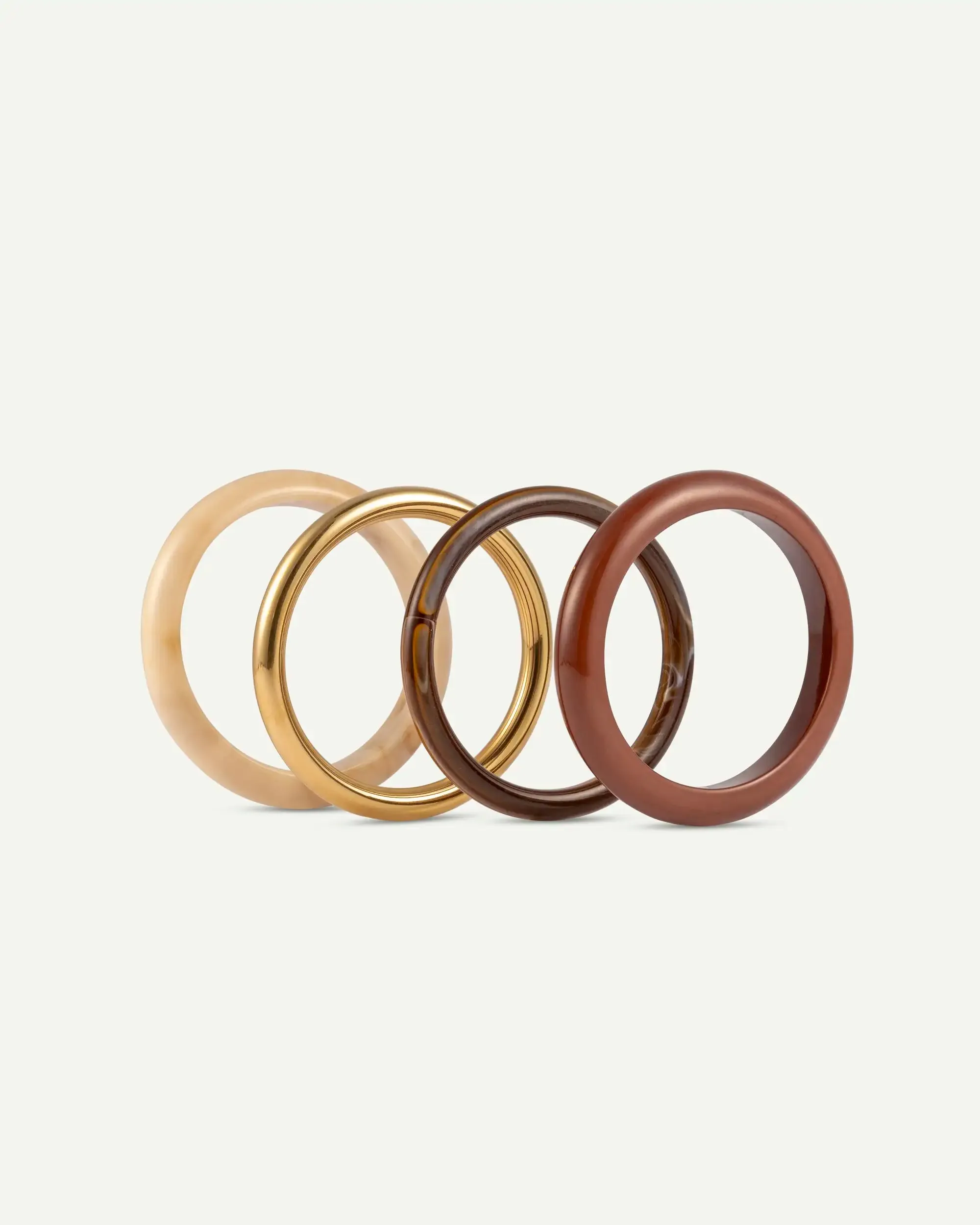 Terra Stack – Set of Sculptural Bracelets sold by MADBAG product image thumbnail 3