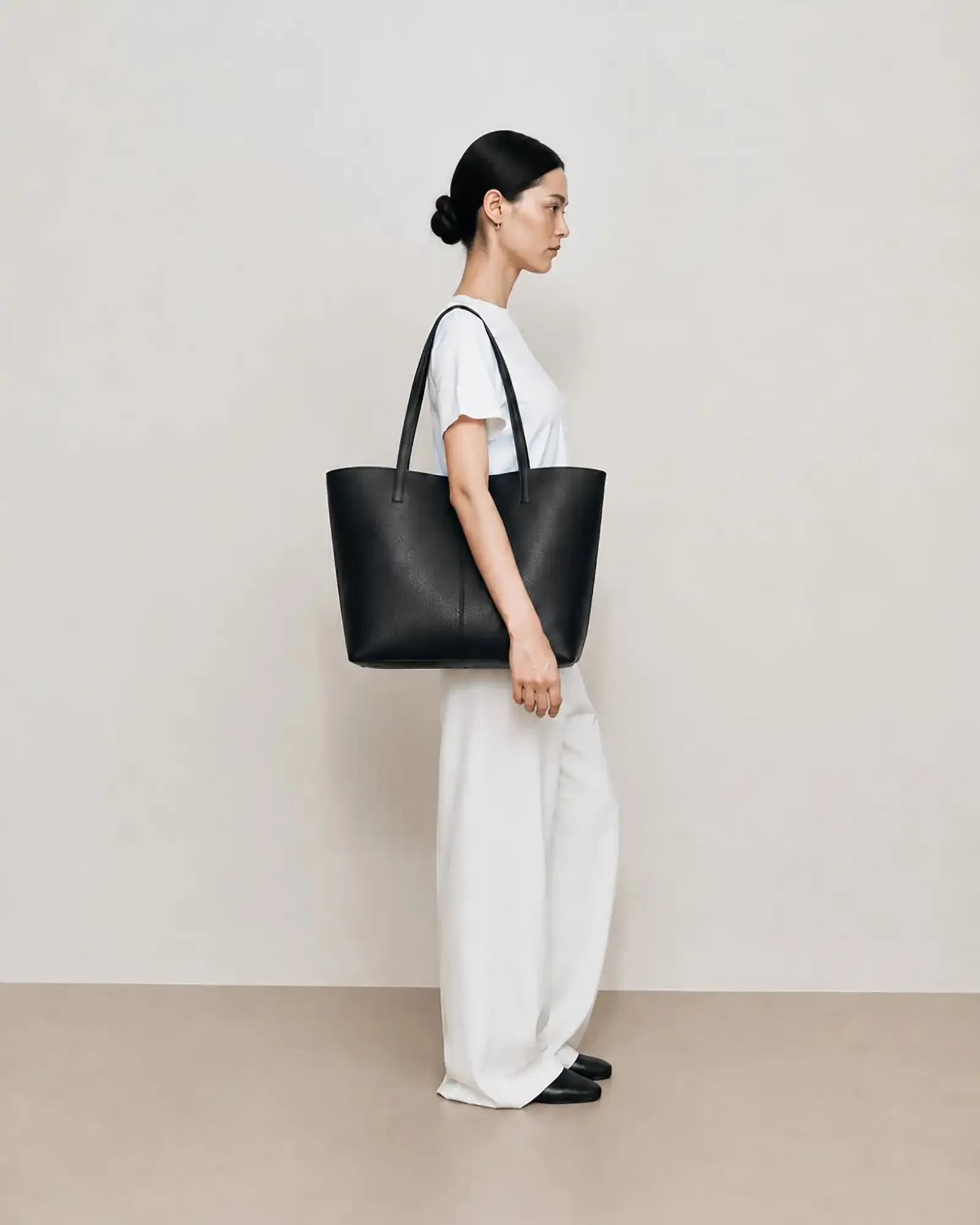 ANIMA Shoulder Bag in Black Sauvage Leather sold by MADBAG product image thumbnail 2