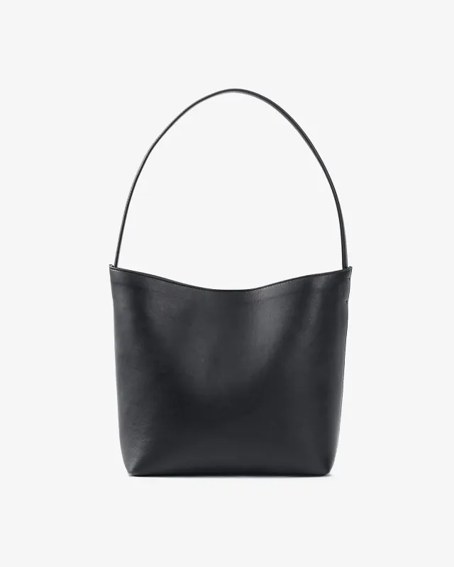 DOLCE VITA Hobo Bag in Black Sauvage Leather made by MADBAG