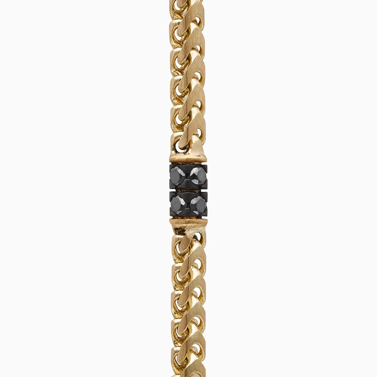 ULYSSES Mesh Chain with Black Diamonds sold by Marco Dal Maso product image thumbnail 3