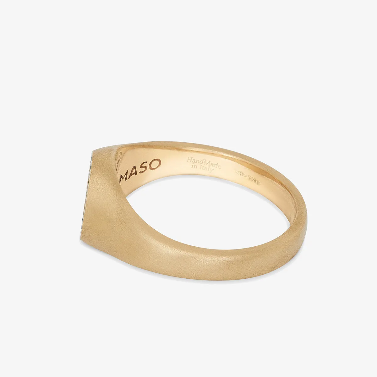 ICON White Diamond Signet Ring sold by Marco Dal Maso product image thumbnail 4