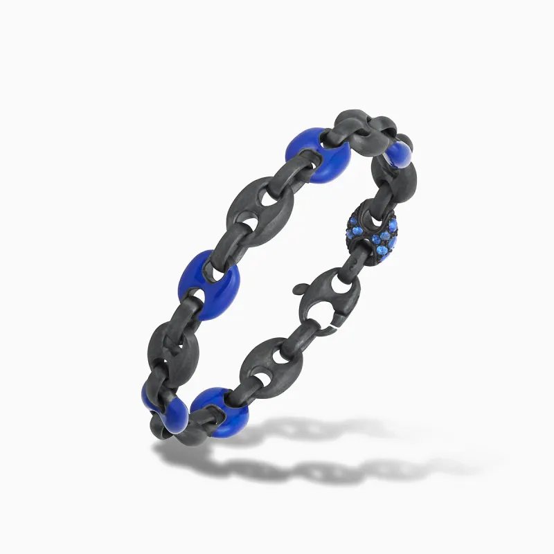 ULYSSES Marine Chain Bracelet with Blue Sapphires sold by Marco Dal Maso