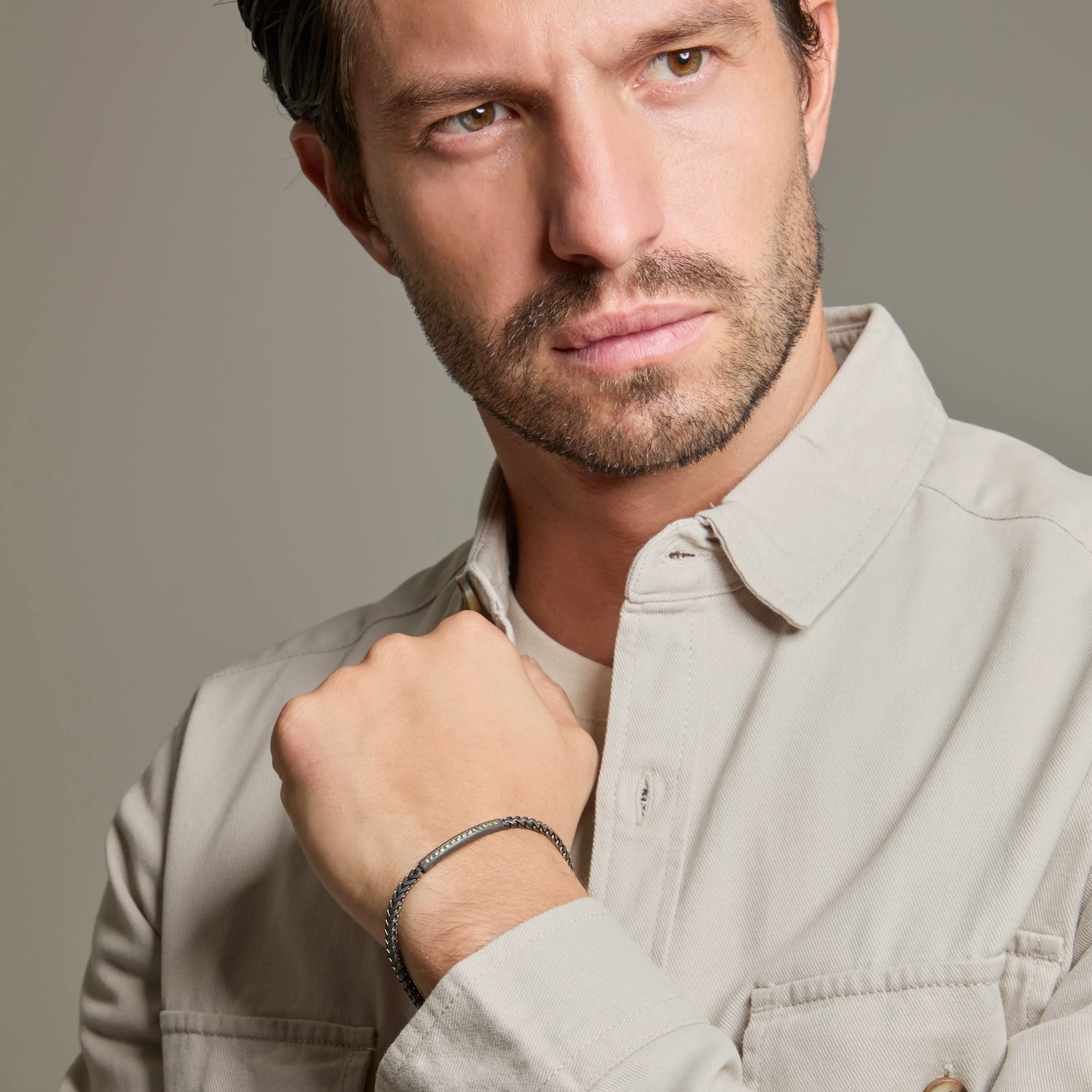 ULYSSES ID Bracelet with Yellow Sapphires sold by Marco Dal Maso product image thumbnail 4