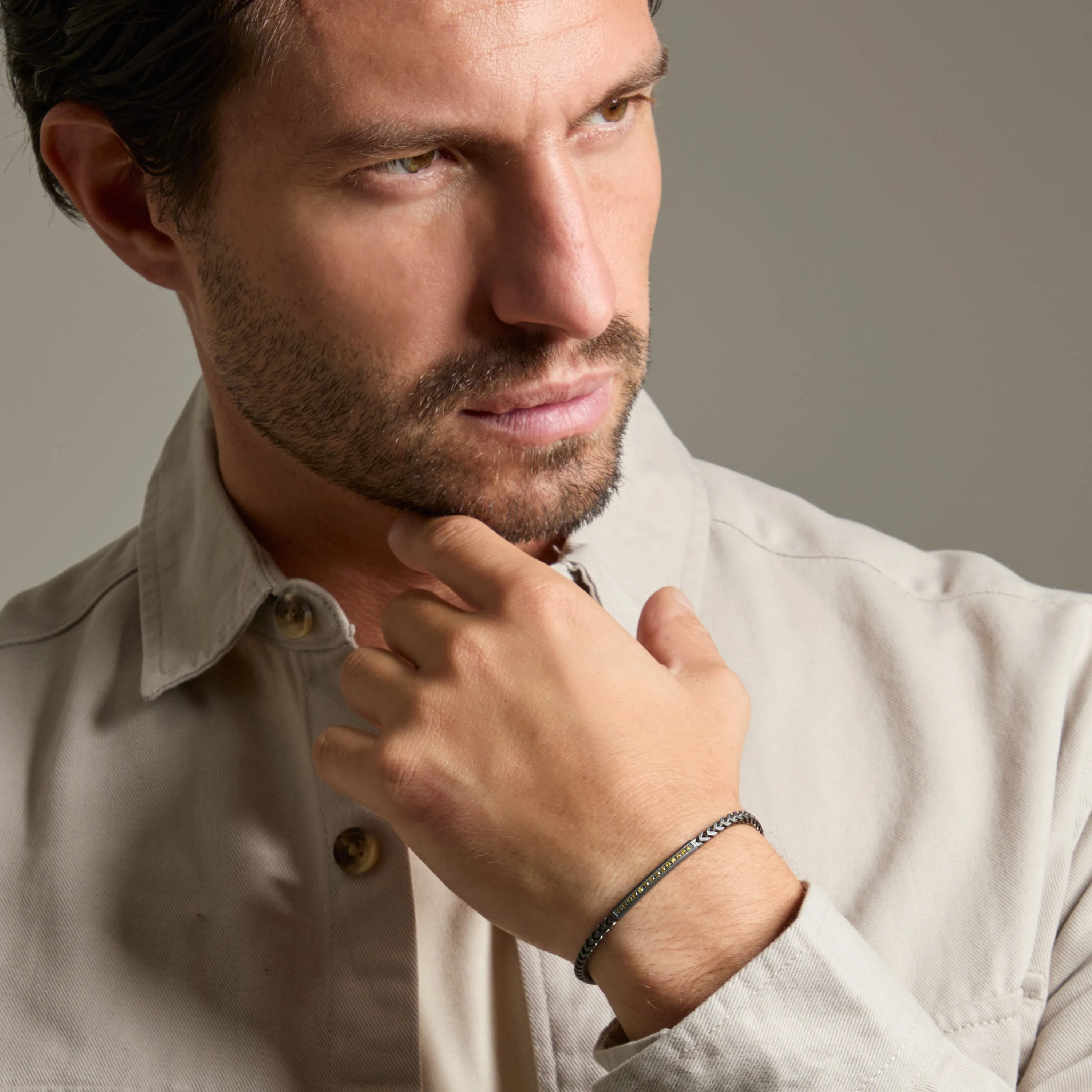 ULYSSES ID Bracelet with Yellow Sapphires sold by Marco Dal Maso product image thumbnail 5