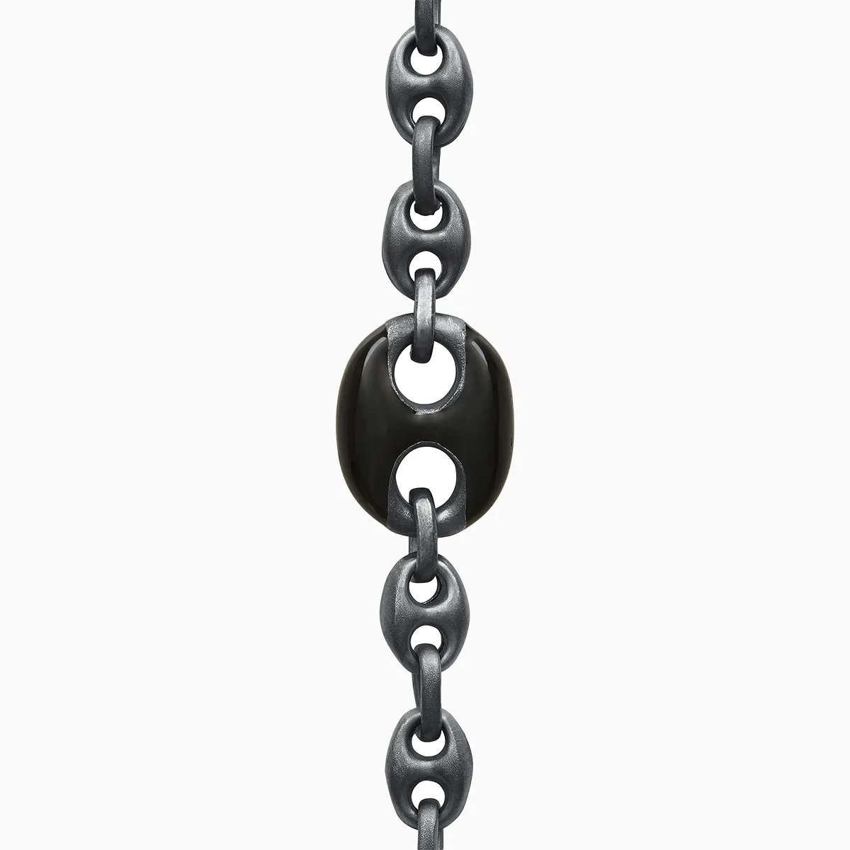 ULYSSES Enamaled Single Marine Chain With Black Enamel sold by Marco Dal Maso product image thumbnail 3