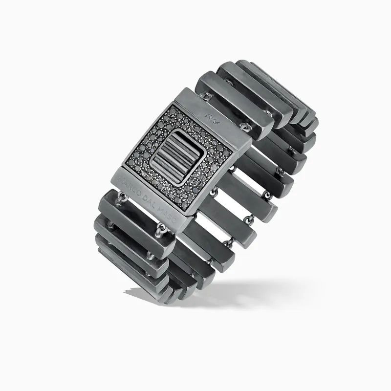 GLADIATOR Bracelet With Black Diamonds sold by Marco Dal Maso