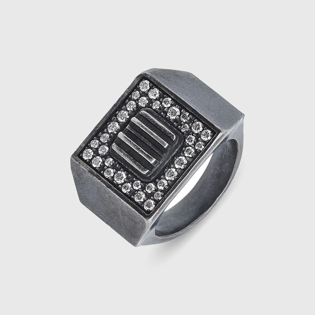 GLADIATOR Ring With White Diamonds sold by Marco Dal Maso