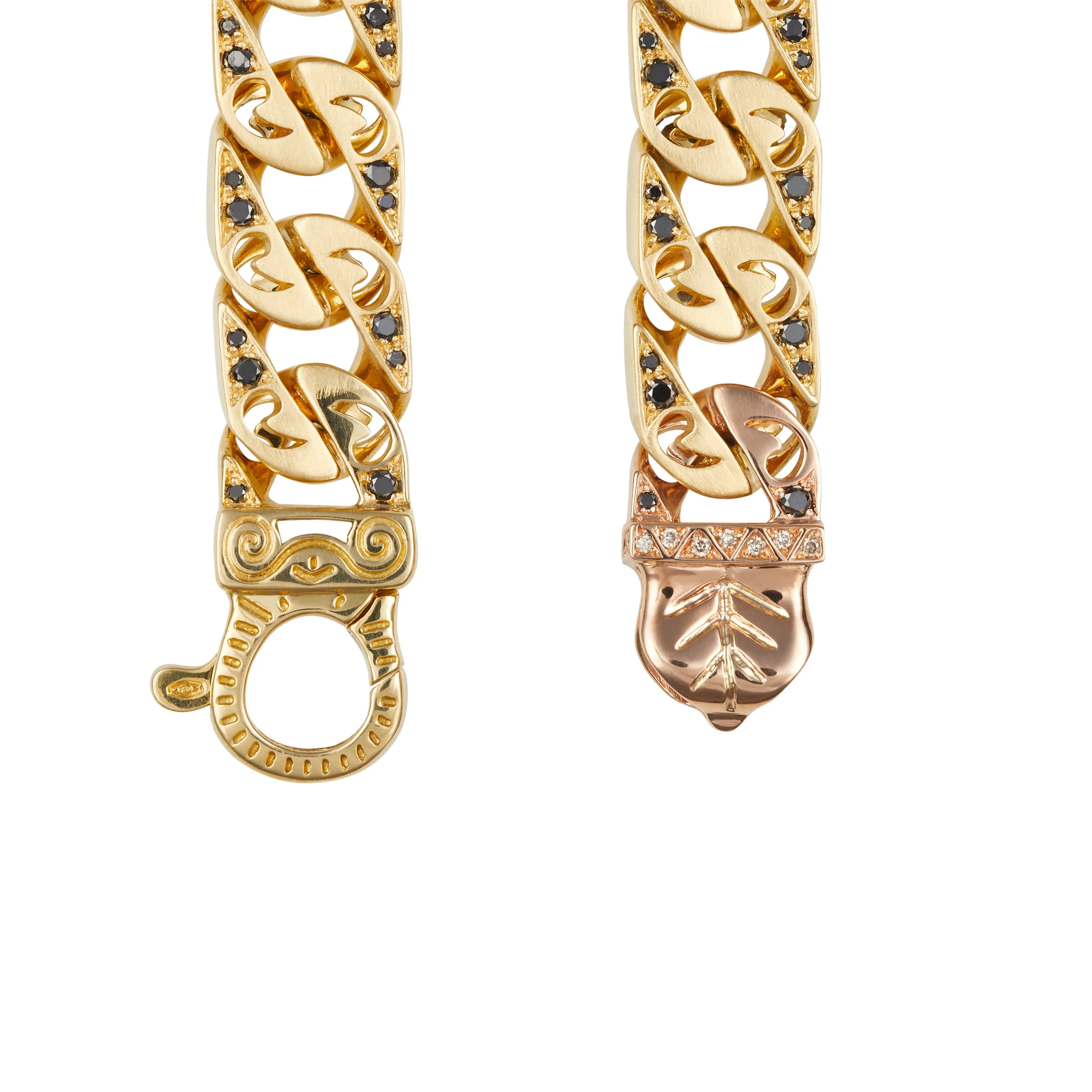 FLAMING TONGUE 18K Yellow Gold Bold Bracelet sold by Marco Dal Maso product image thumbnail 5