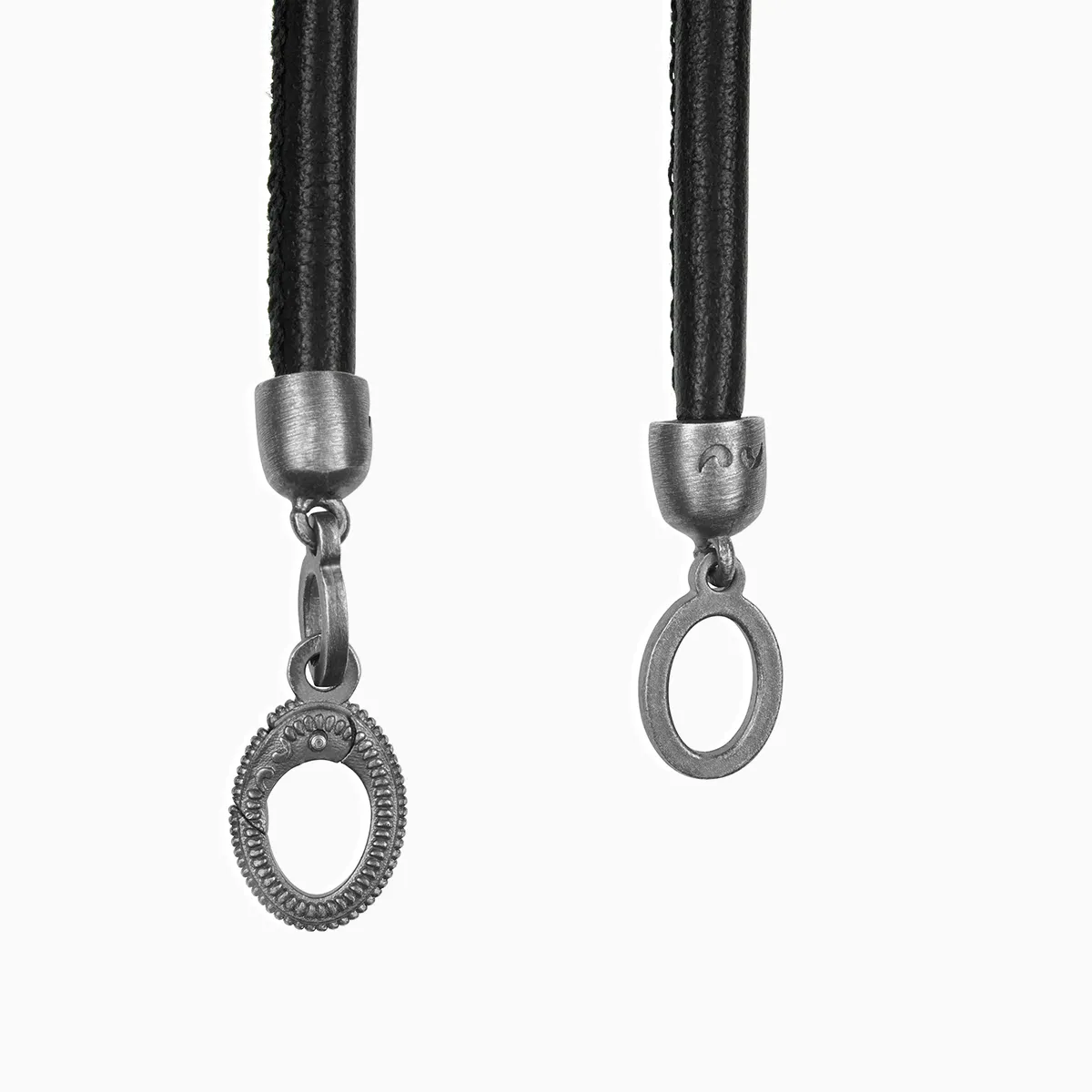 MONETA Black Diamonds & Black Leather Bracelet sold by Marco Dal Maso product image thumbnail 5