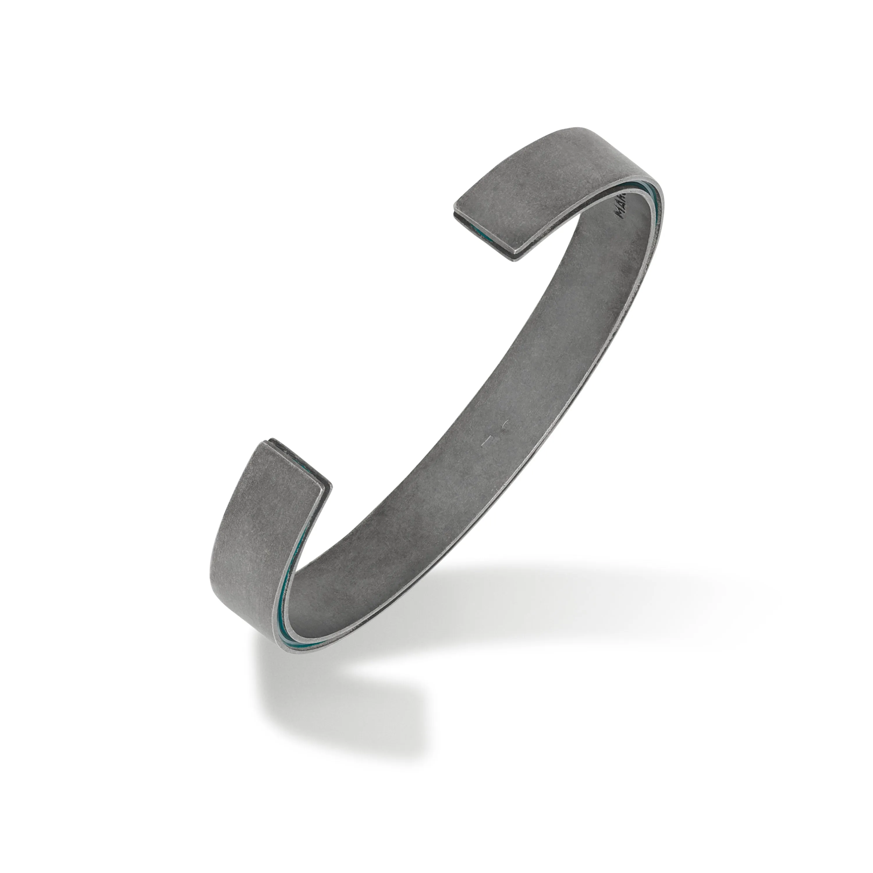 ELAN Wide Cuff with Green Enamel sold by Marco Dal Maso product image thumbnail 3