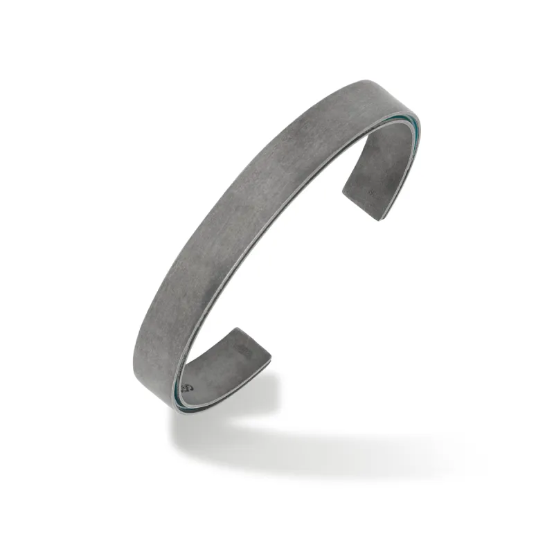 ELAN Wide Cuff with Green Enamel sold by Marco Dal Maso