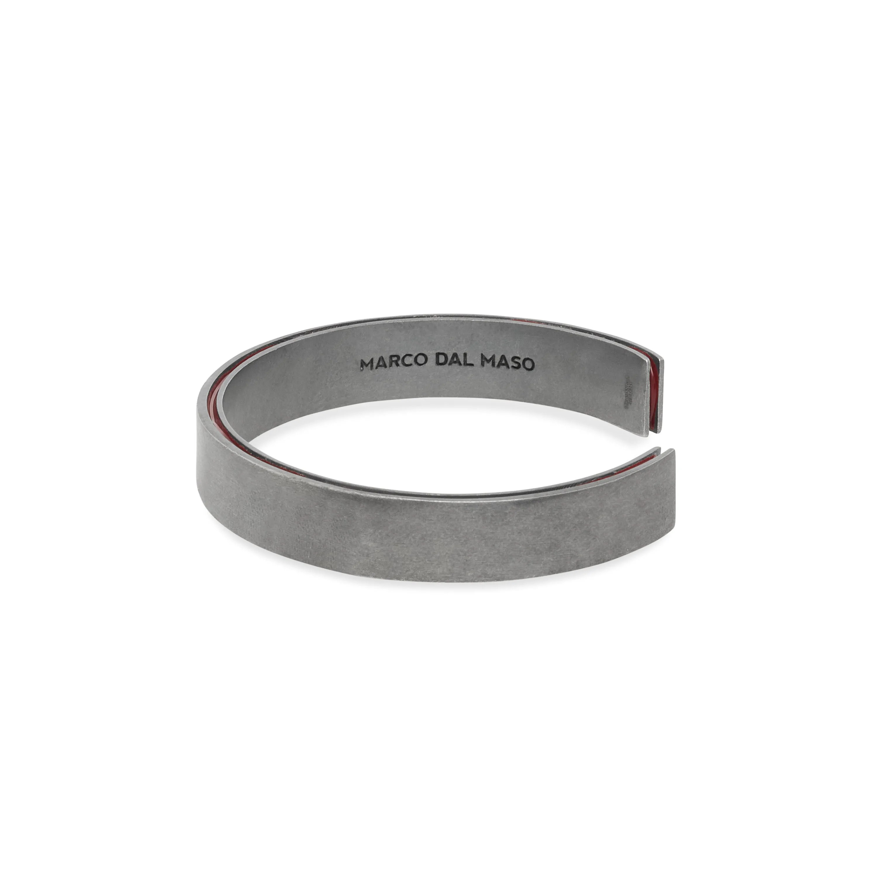 ELAN Wide Cuff with Red Enamel sold by Marco Dal Maso product image thumbnail 4