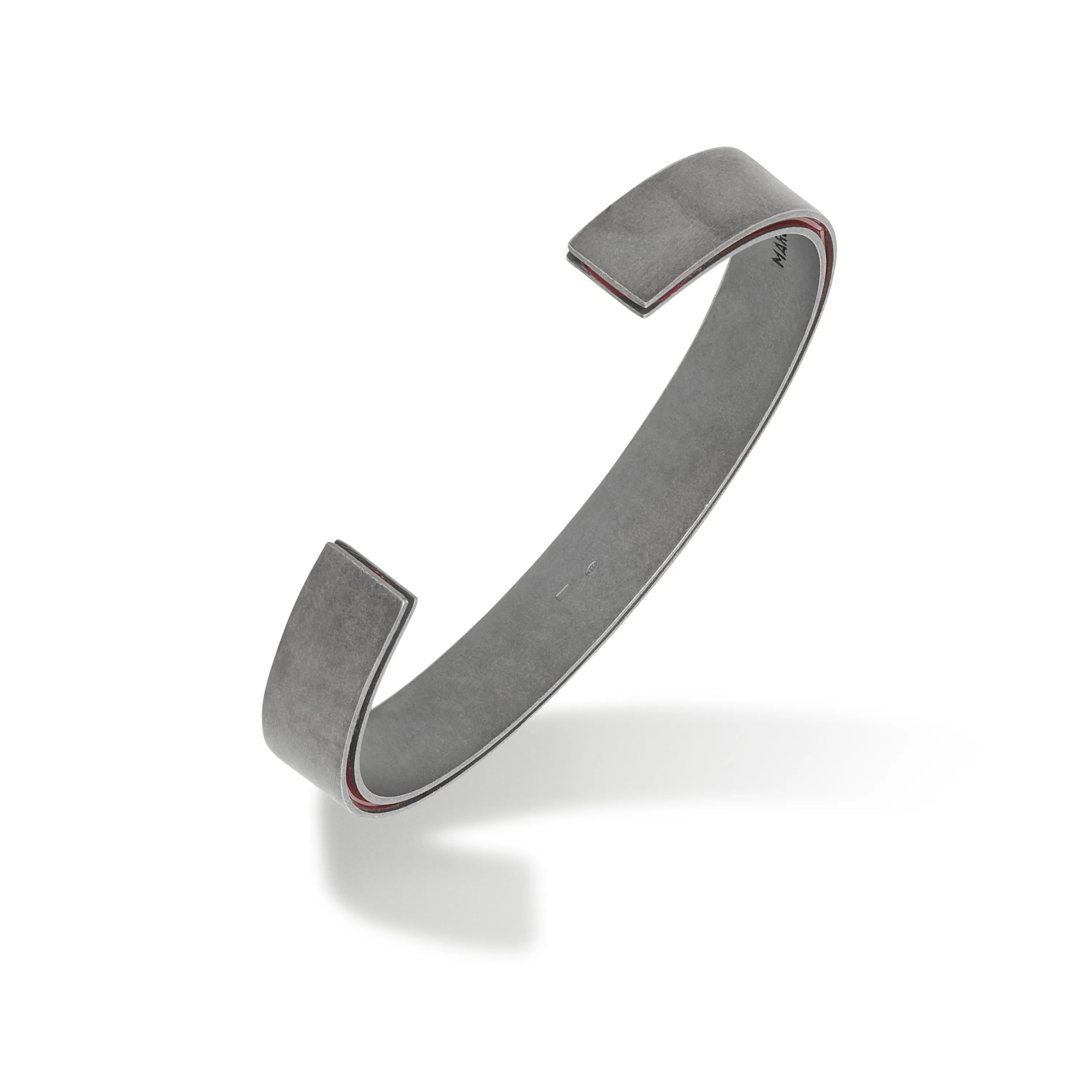 ELAN Wide Cuff with Red Enamel sold by Marco Dal Maso product image thumbnail 3