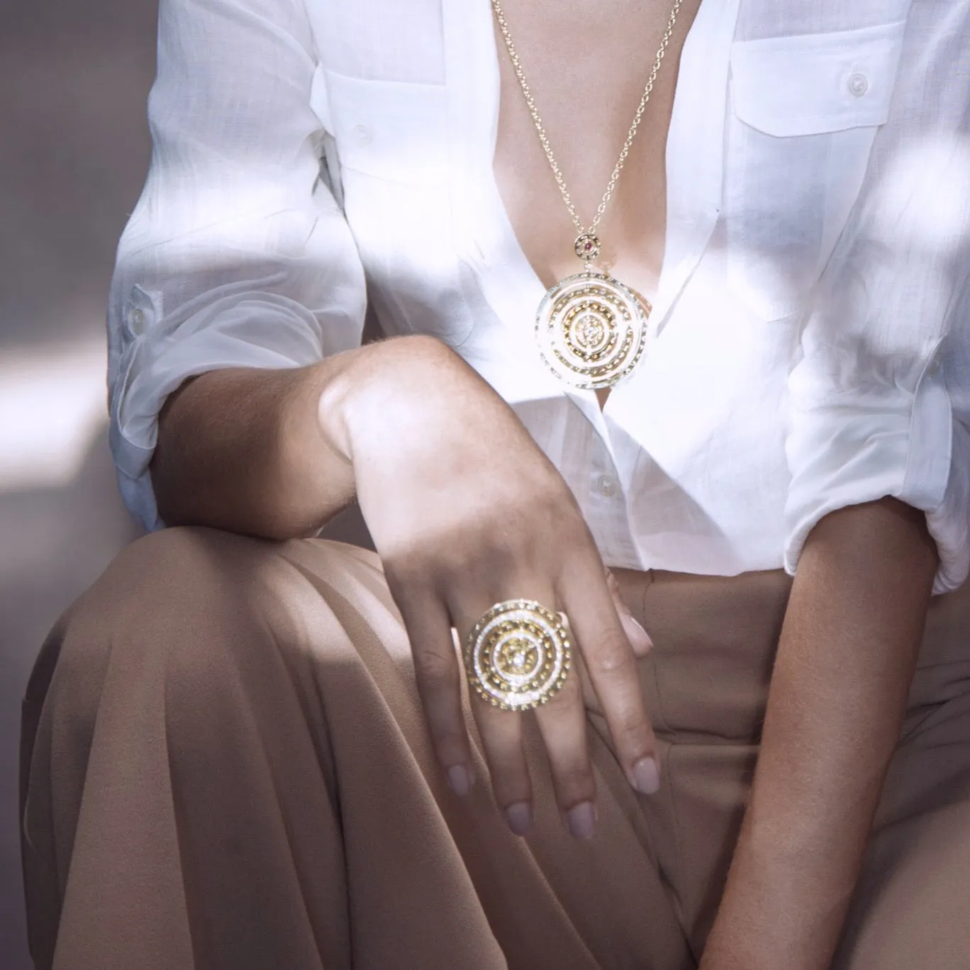 AMAIA Twilight Ring with White Diamonds sold by Marco Dal Maso product image thumbnail 2