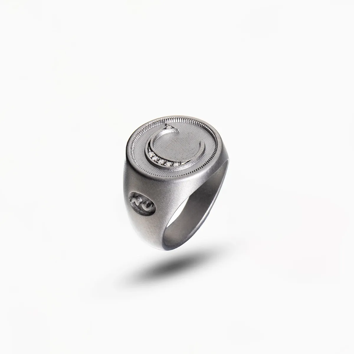 MONETA Matte Initial C Ring sold by Marco Dal Maso