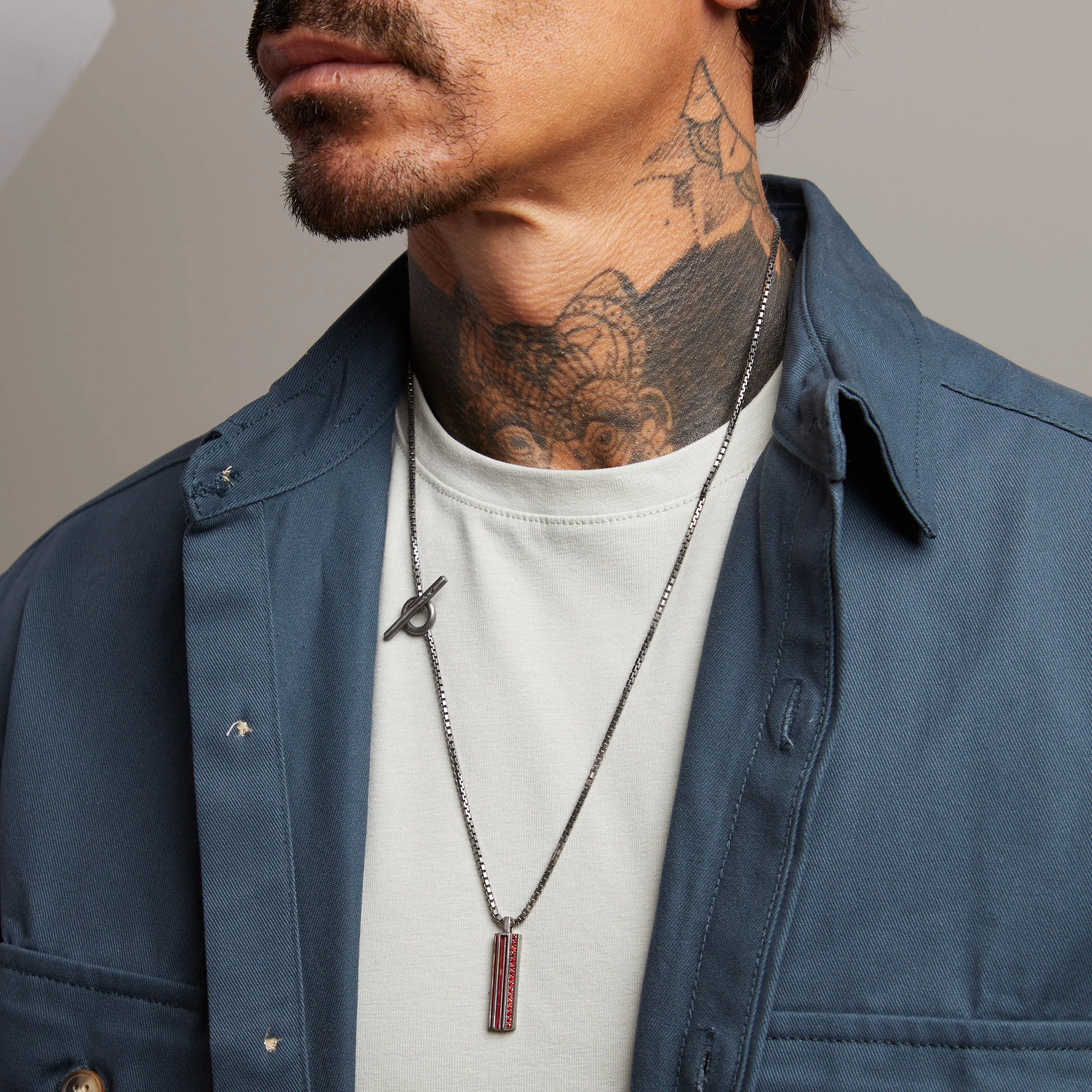 ACIES Pendant with Red Sapphires and Red Enamel sold by Marco Dal Maso product image thumbnail 2