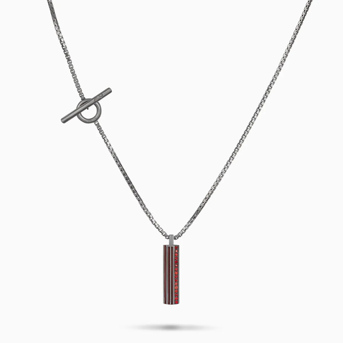 ACIES Pendant with Red Sapphires and Red Enamel sold by Marco Dal Maso