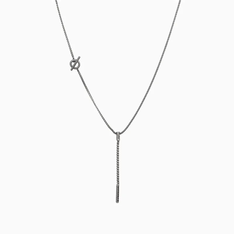 ULYSSES Dipped Black Matte Pendant with Black Diamonds sold by Marco Dal Maso