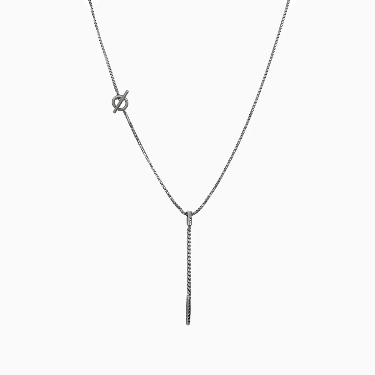 ULYSSES Dipped Black Matte Pendant with Black Diamonds sold by Marco Dal Maso