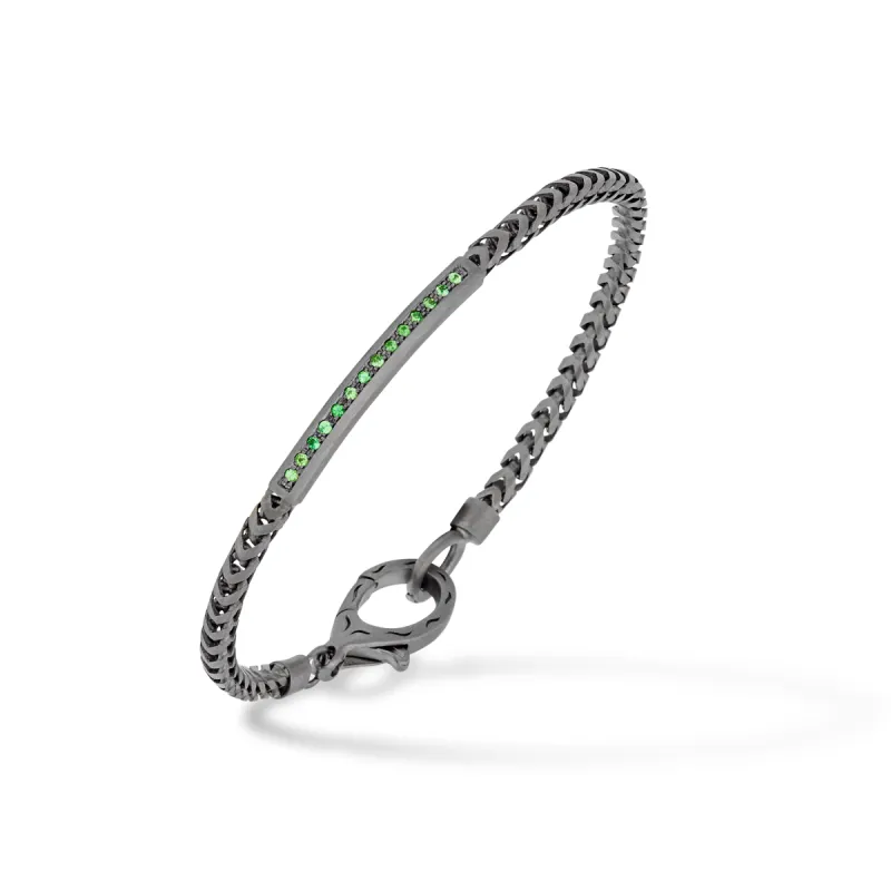 ULYSSES ID Bracelet With Tsavorite sold by Marco Dal Maso