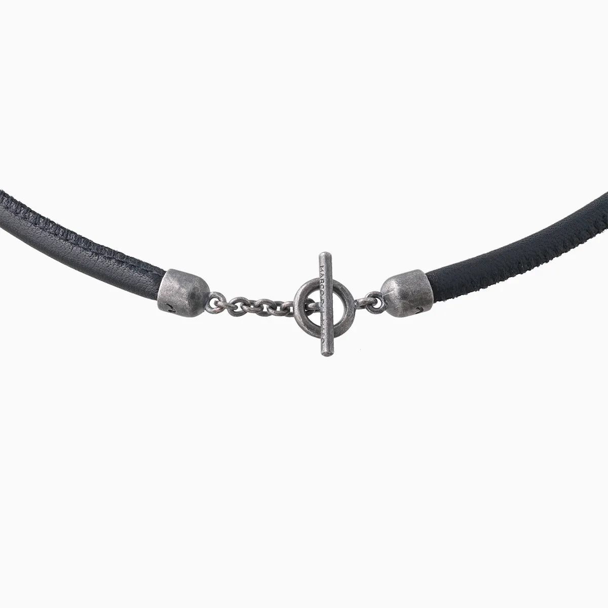 ACIES Roller Neckalce with Black Enamel and Leather sold by Marco Dal Maso product image thumbnail 4