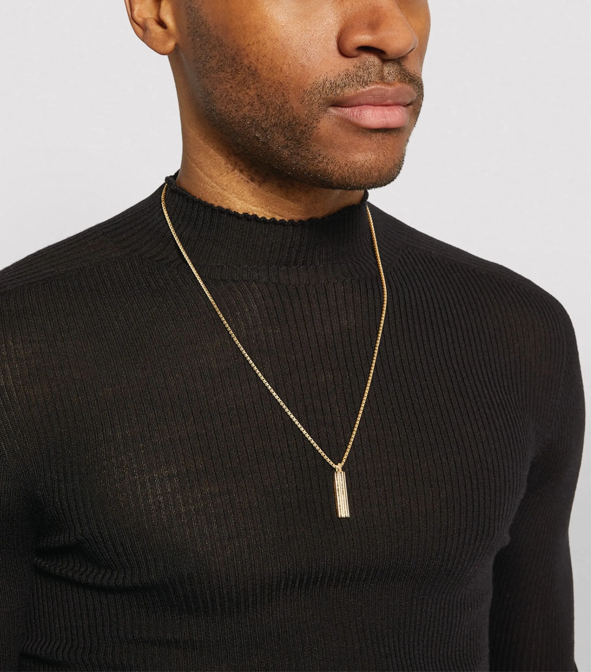 ACIES Rose Vermeil Pendant Necklace with Brown Enamel sold by Marco Dal Maso product image thumbnail 2