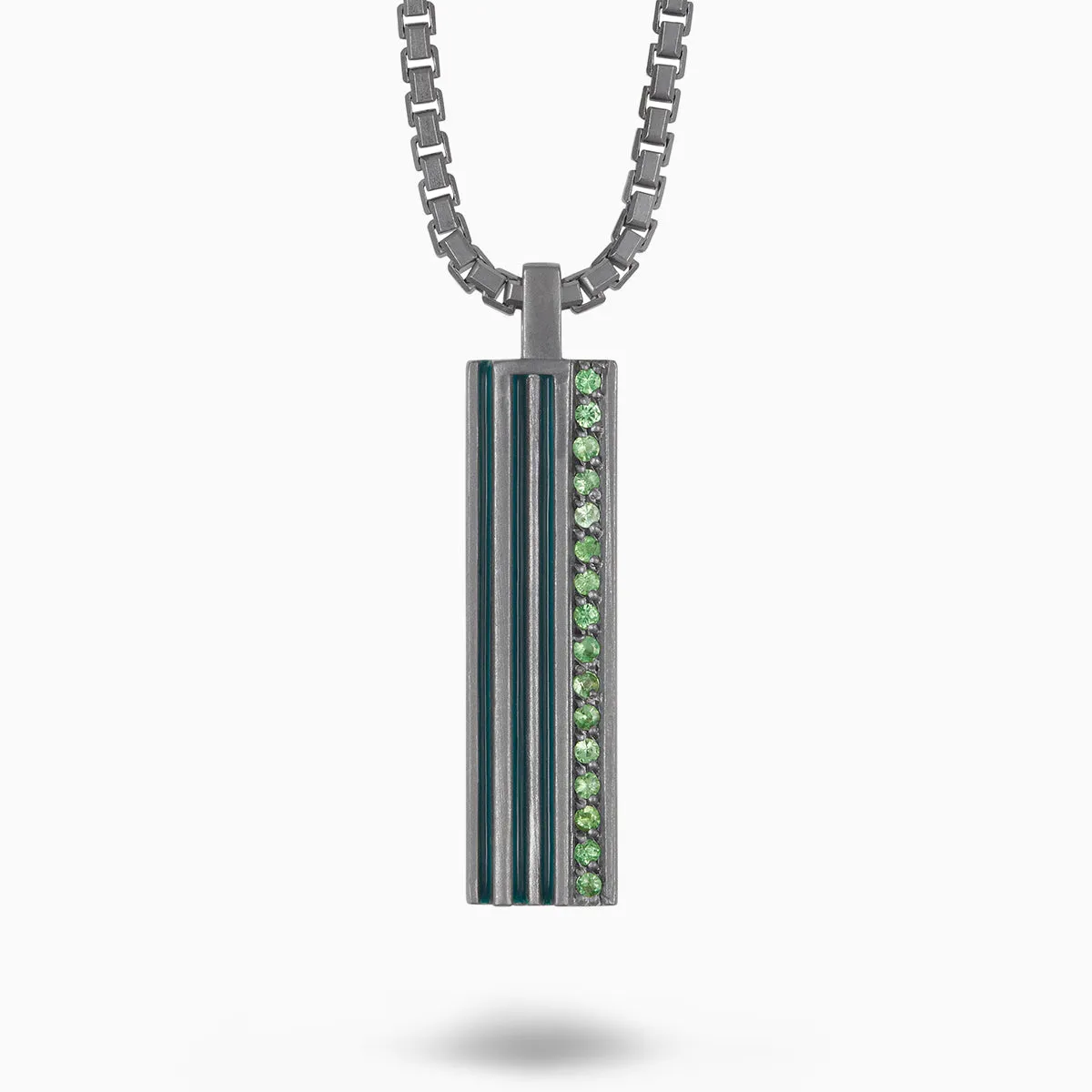 ACIES Pendant with Tsavorite and Green Enamel sold by Marco Dal Maso product image thumbnail 4