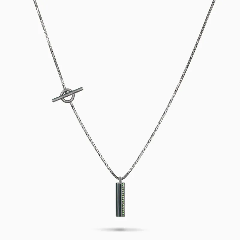 ACIES Pendant with Tsavorite and Green Enamel sold by Marco Dal Maso