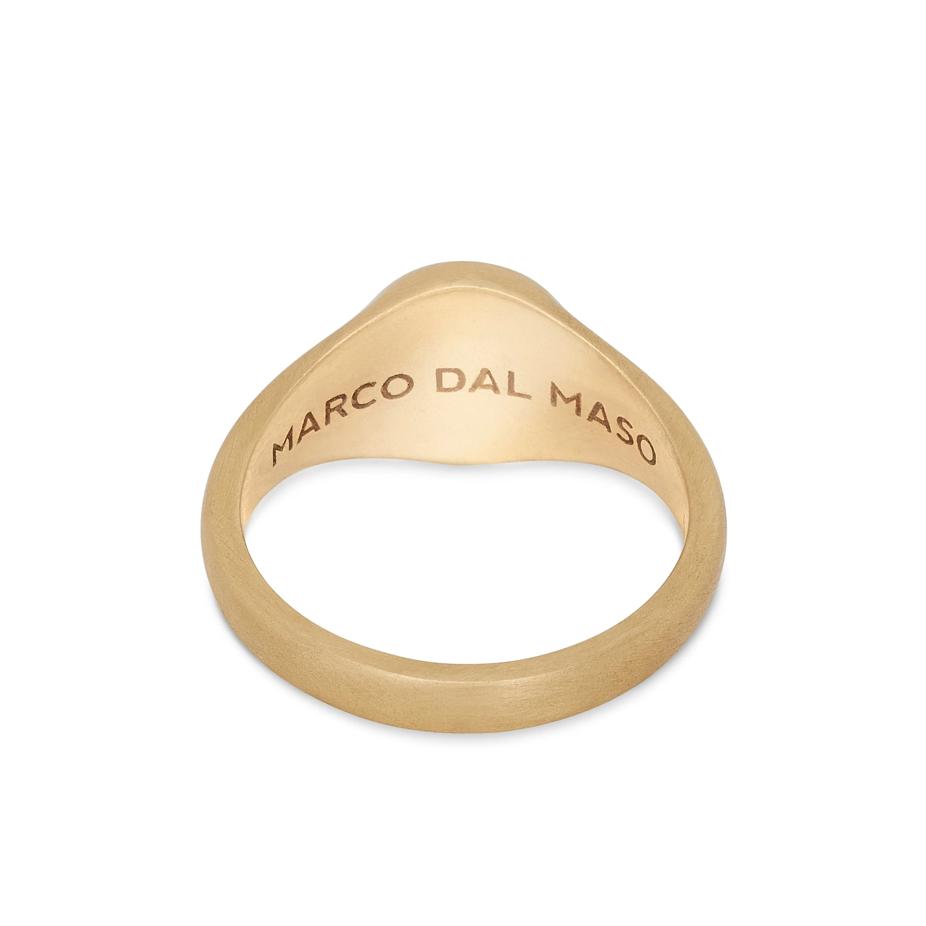Icon Signet Ring with Blue Sapphire and Black Enamel sold by Marco Dal Maso product image thumbnail 3