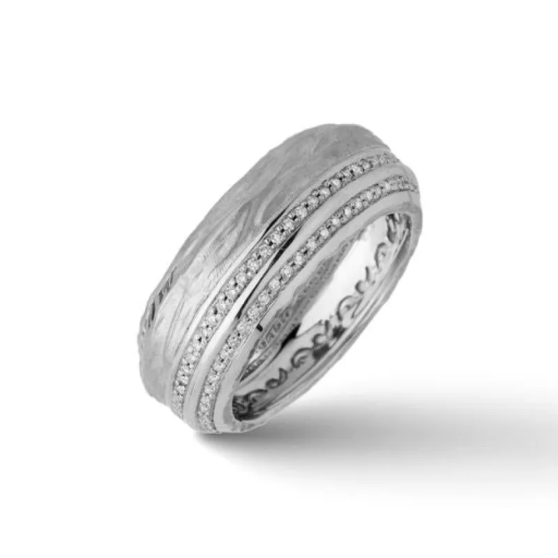 THE OTHER HALF 18KT White Gold Ring with White Diamonds sold by Marco Dal Maso