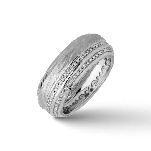 THE OTHER HALF 18KT White Gold Ring with White Diamonds sold by Marco Dal Maso