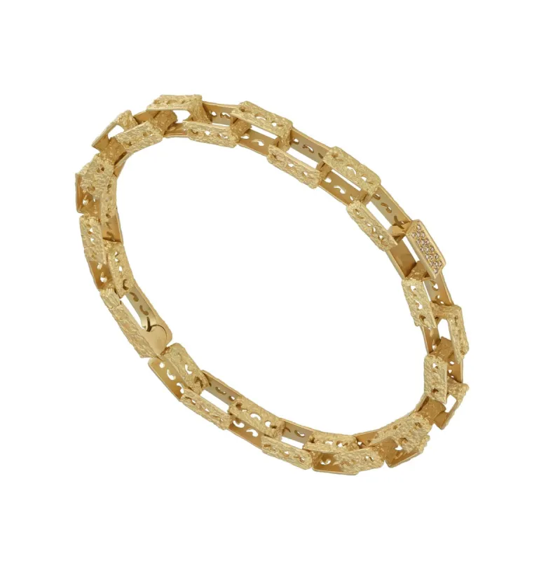 WARRIOR Sharp Bracelet with 18kt Yellow Gold sold by Marco Dal Maso