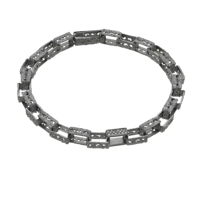 WARRIOR Sharp Bracelet with 18kt Black Gold sold by Marco Dal Maso