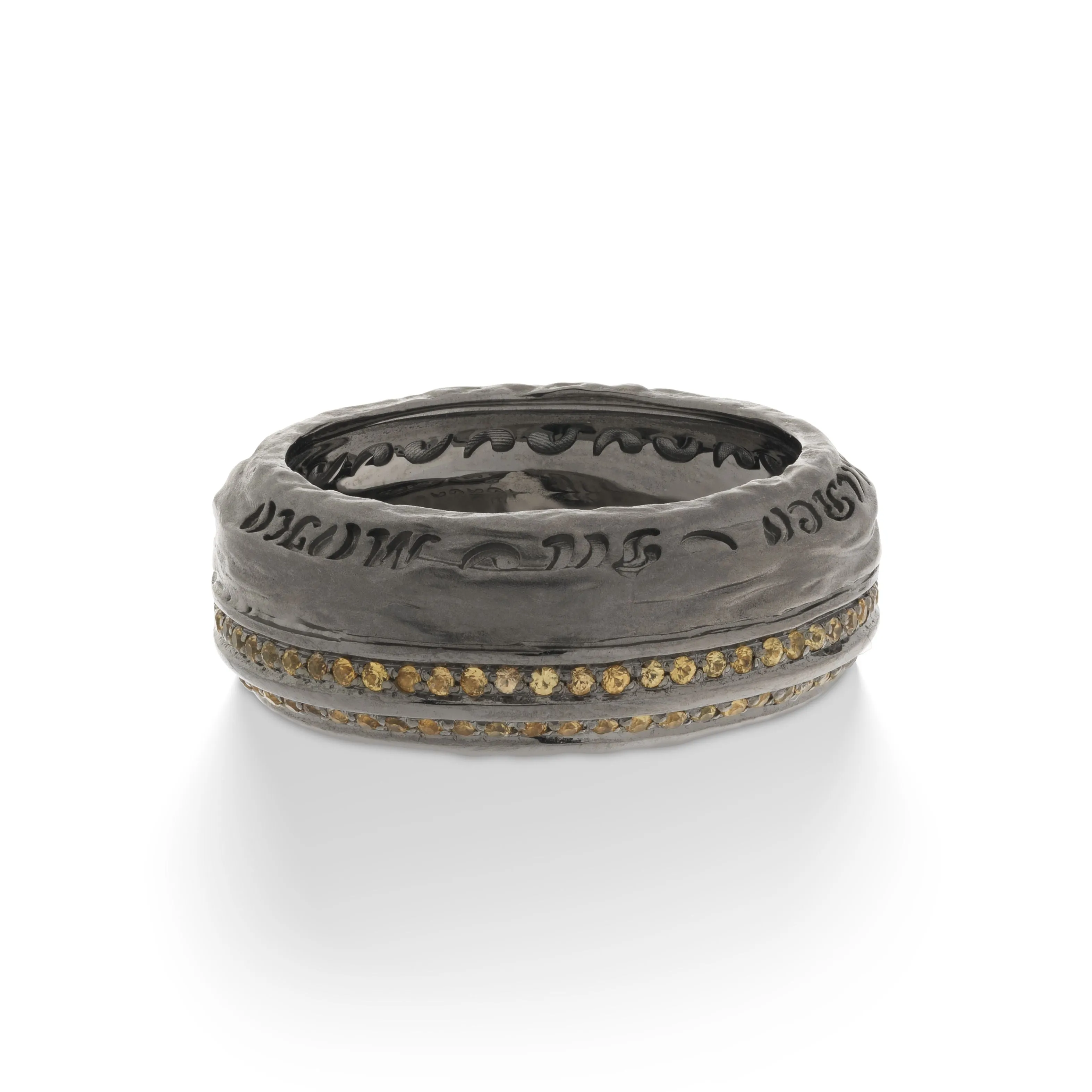 THE OTHER HALF Ring with Sapphires with Yellow Sapphires sold by Marco Dal Maso product image thumbnail 2