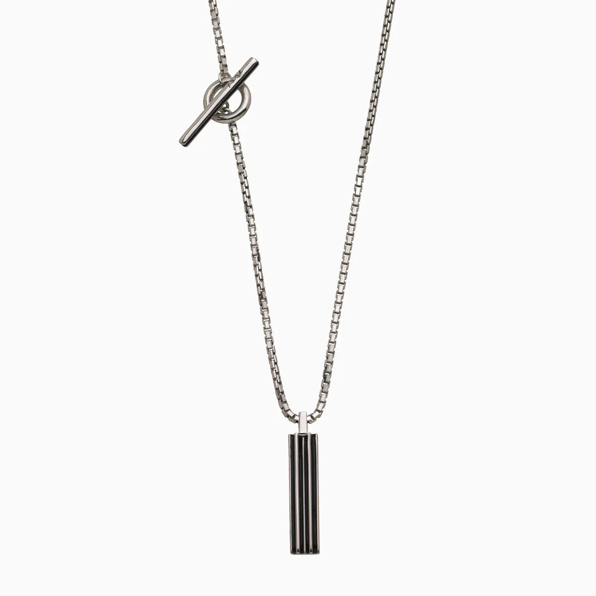 ACIES Polished Silver Pendant with Black Enamel sold by Marco Dal Maso product image thumbnail 3