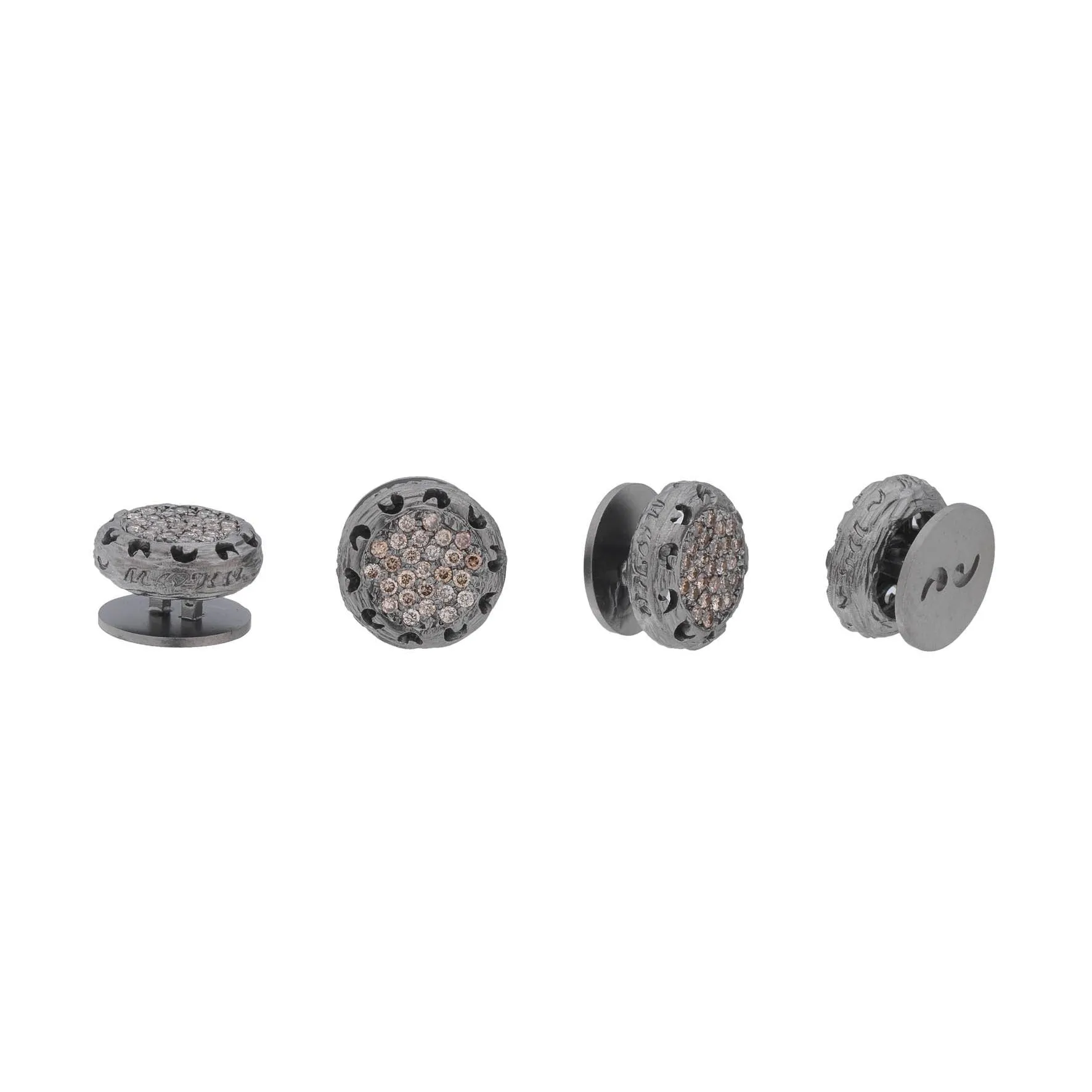 Warrior Centre Diamond Circle Tuxedo Studs sold by Marco Dal Maso