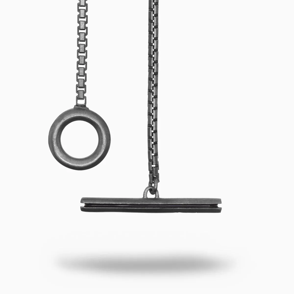 ACIES Triple Black Cocoon Pendant with Black Diamonds and Black Enamel sold by Marco Dal Maso product image thumbnail 3