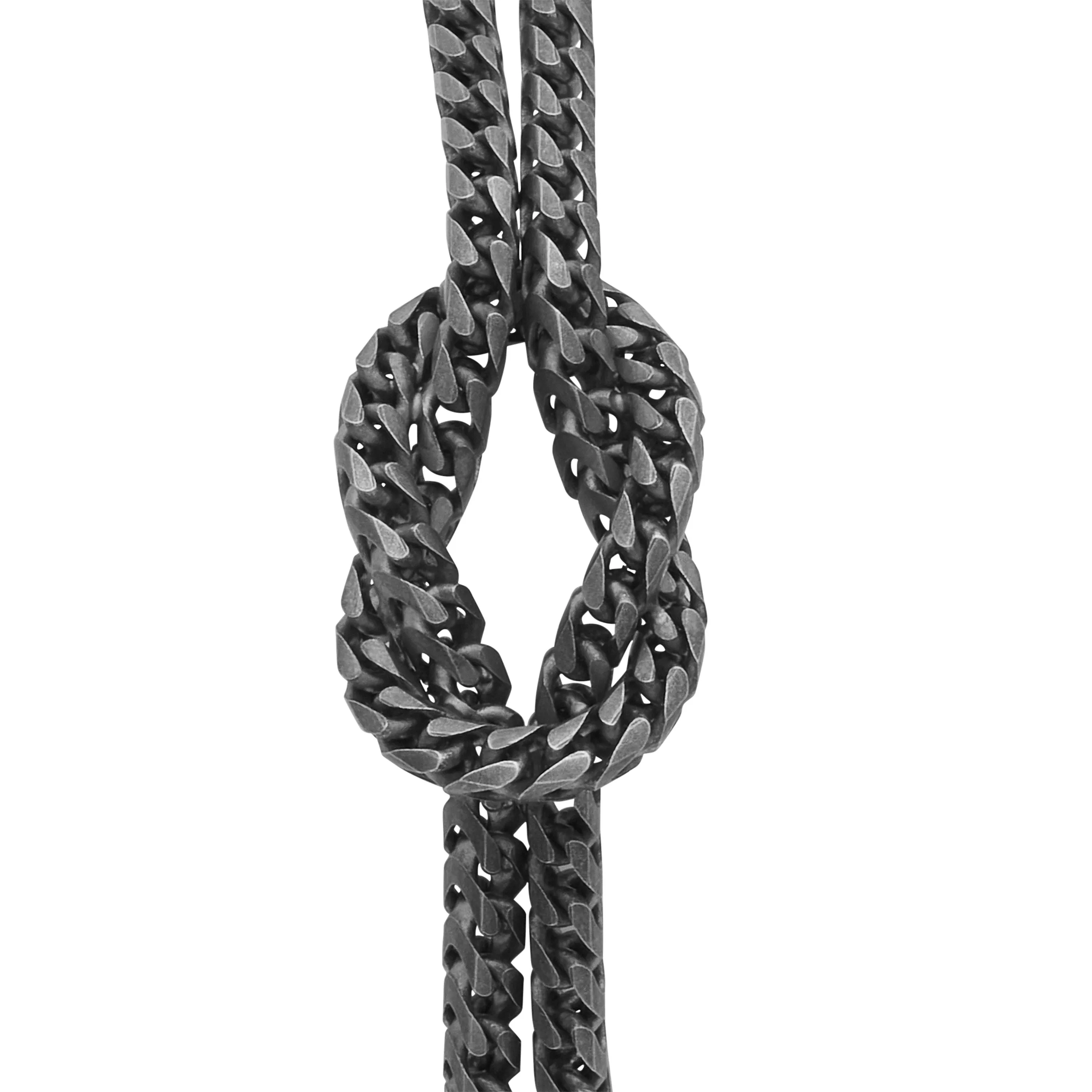 LASH Reef Knot Chain Only Oxidized Bracelet sold by Marco Dal Maso product image thumbnail 3