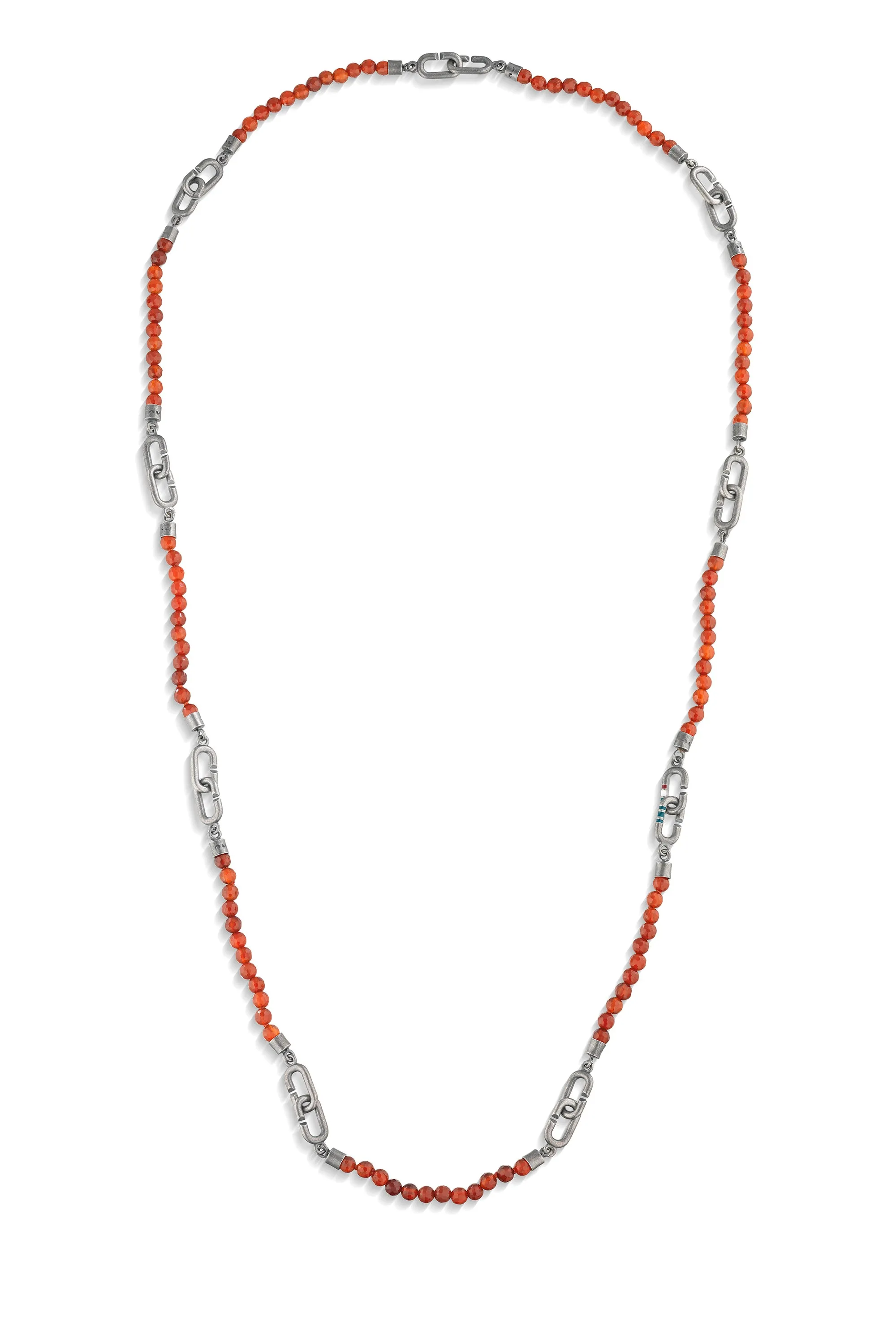 THE LINK Beaded Carnelian Chain sold by Marco Dal Maso