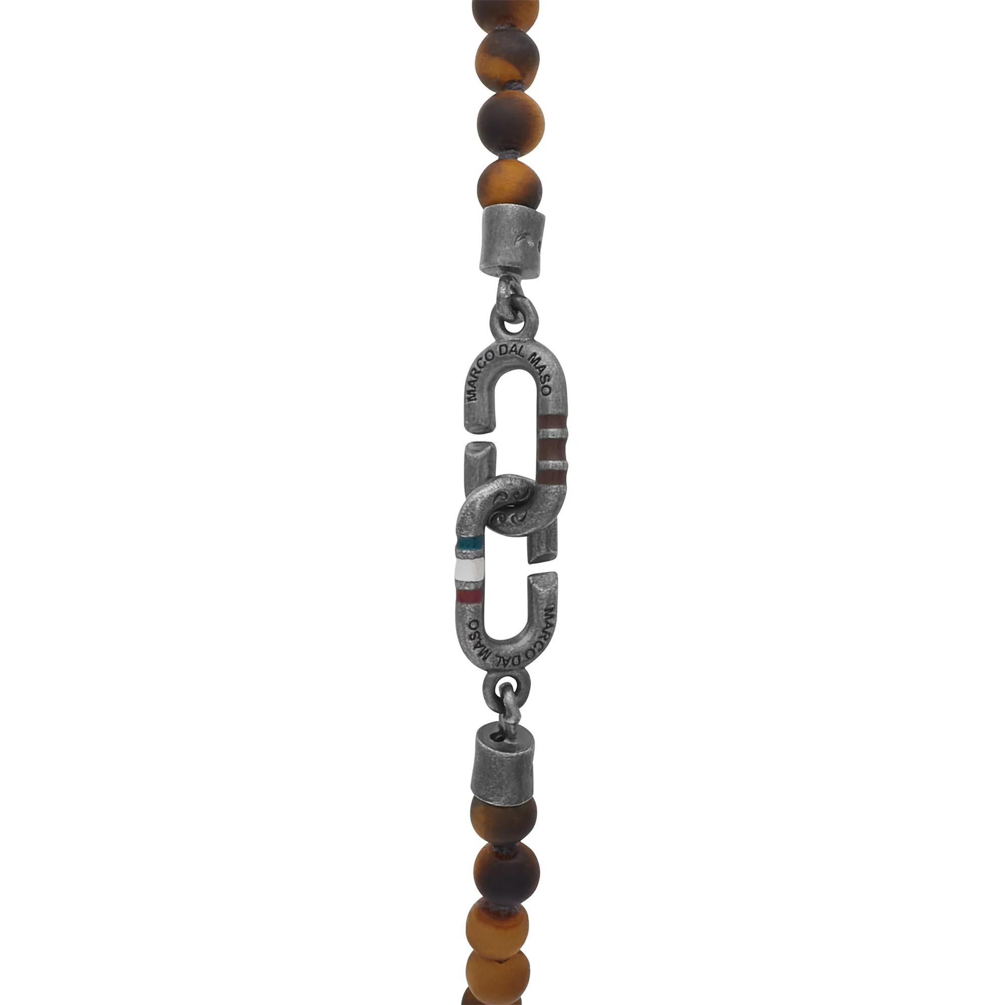 THE LINK Mini Tiger Eye Beaded Eternity Bracelet sold by Marco Dal Maso product image thumbnail 3